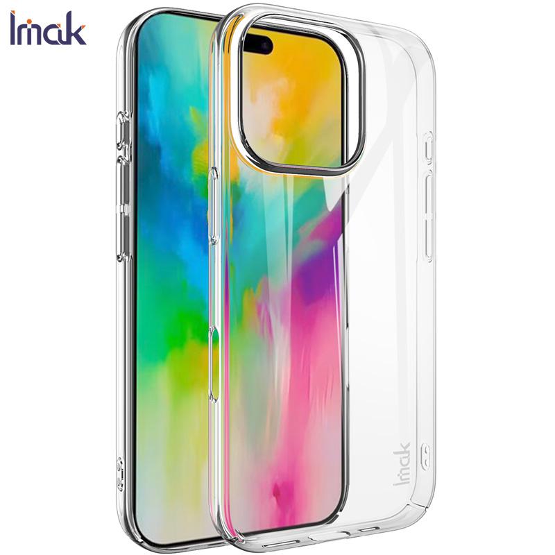 

Для iPhone 16 Pro Max Чехол для телефона IMAK Wings II Износостойкий Кристально Прозрачный Чехол Pro iPhone 16 Pro Max белый