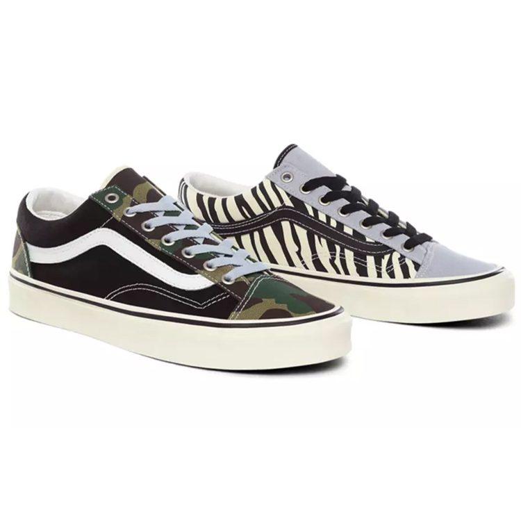 Style 36 Vans 'Mismatch - Zebra Camo' VN0A3DZ3WS8