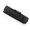 Chef Tool Roll Bag Oxford Cloth Portable Fork Tool Case Holder Pouch with Handle for Culinary Traveling Black
