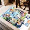 Winter Soccer Fun Personalized Name Floor Rug Office Rug Suitable for Study room Hallway Dining Room Living Rooms Anti-slip Rug Decorate Offices