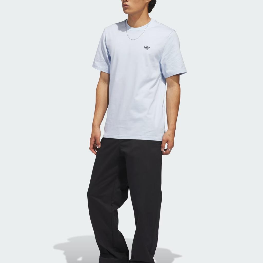 Adidas Originals FW25 DE Skateboard Merlin Cotton Knit Sports Short Sleeve T-Shirt Unisex Tops KR6366