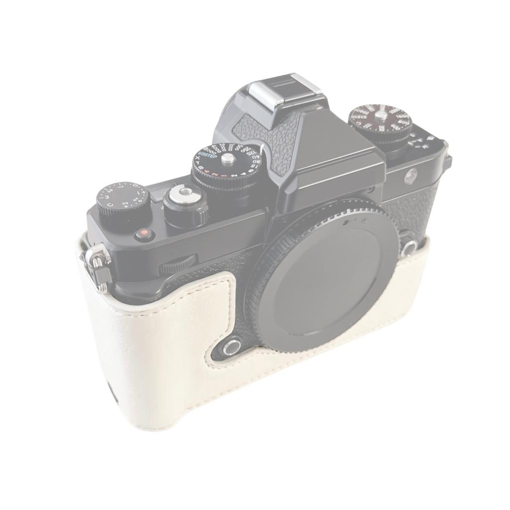 Portable Camera Protective Case Retro Style Camera Case Carry Bag Opening Bottom Design with