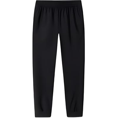Comfortable Slim Fit Versatile Knitted Sports Pants Men Bottoms Basic-Black 152517302S-2