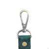 Fashion Leather Keychain, Unisex Key Chain Holder, Business Metal Ring with Belt Loop, Keyring