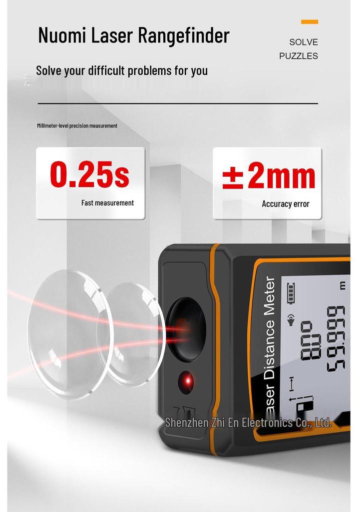 High-Precision Handheld Infrared Laser Rangefinder for Outdoor Use