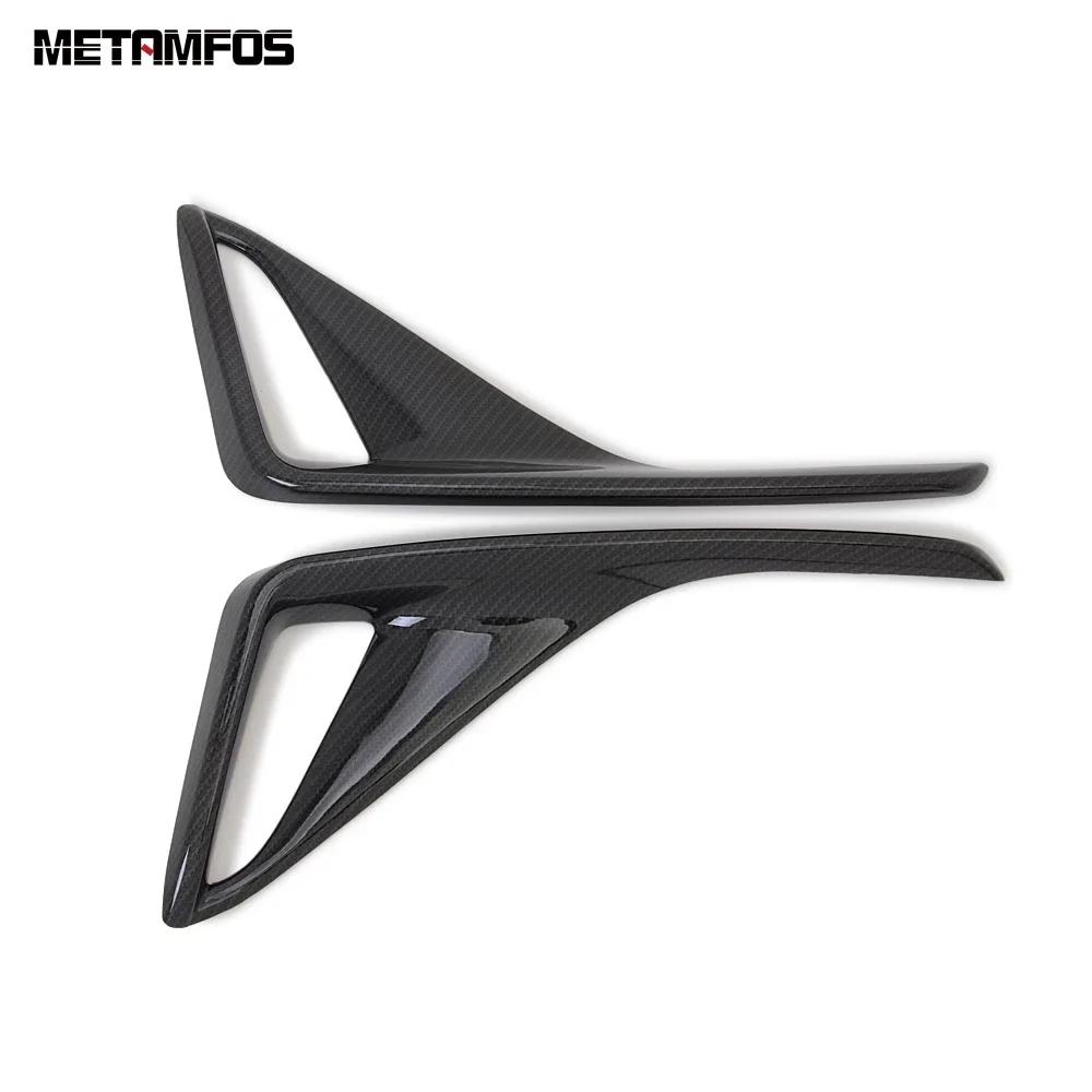 For Toyota CHR C-HR 2016 2017 2018 Carbon Fiber Rear Bumper Fog Light Lamp Cover Trim Protector Accessories Car Styling