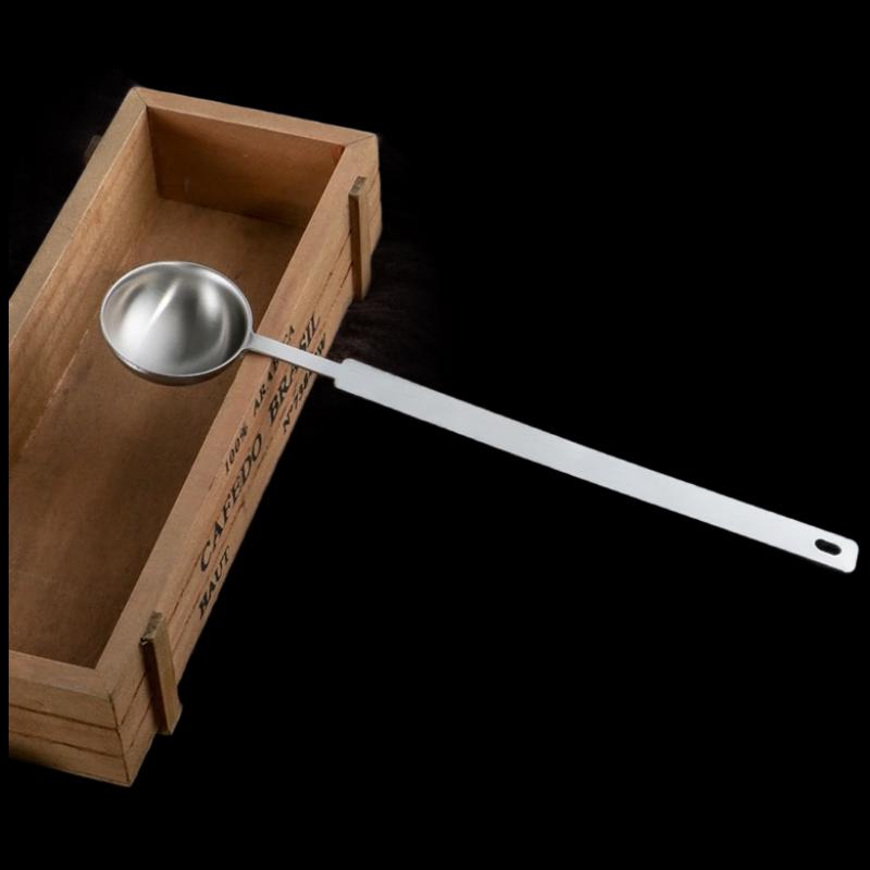 15ml Stainless Steel Long Handle Measuring Spoon Set (10-Pack)