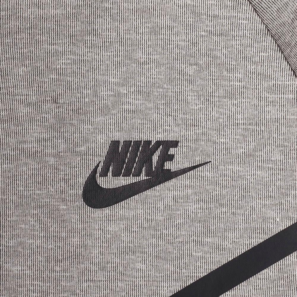 Nike Potisk loga s kapucí Raglánová bunda s dlouhým rukávem Pánská bunda Šedá 805145-072