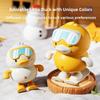 Plastic Material Skiing duck toy Yellow Duck Jumping Duck Toy Clockwork Duck Toy  Desktop Companion
