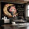 Spy Family Wall Tapestry Aesthetic Wall Hanging Printed Fabric Blanket Decorative Tapestries For Bedroom Living Room Home Decor