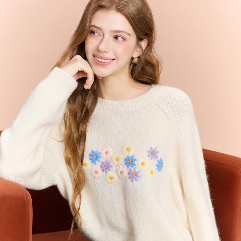 Sancai Winter Crochet Knit Pullover