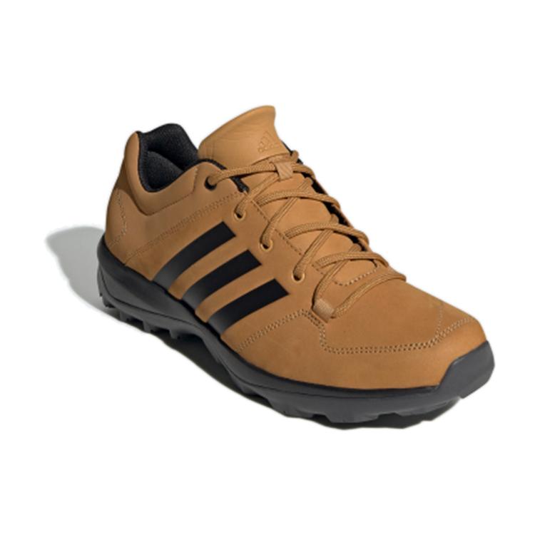 Adidas Daroga Plus Lea Slip Resistant Low top Casual Shoes Men's Brown Black FU9256