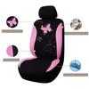 Universal Flat Cloth Car Seat Cover Non-slip Design Front Set