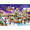 EPOCH Peanuts Snoopy Happy Christmas Jigsaw Puzzle 500 Pieces 38x53cm with Glue and Spatula