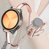20 22 Pulseira de Joia Para Samsung Galaxy Watch 4/5 Active2 Gear Sport Corrente de Metal Feminina Correa para Huawei Watch 2 Amazfit Bip Gts2