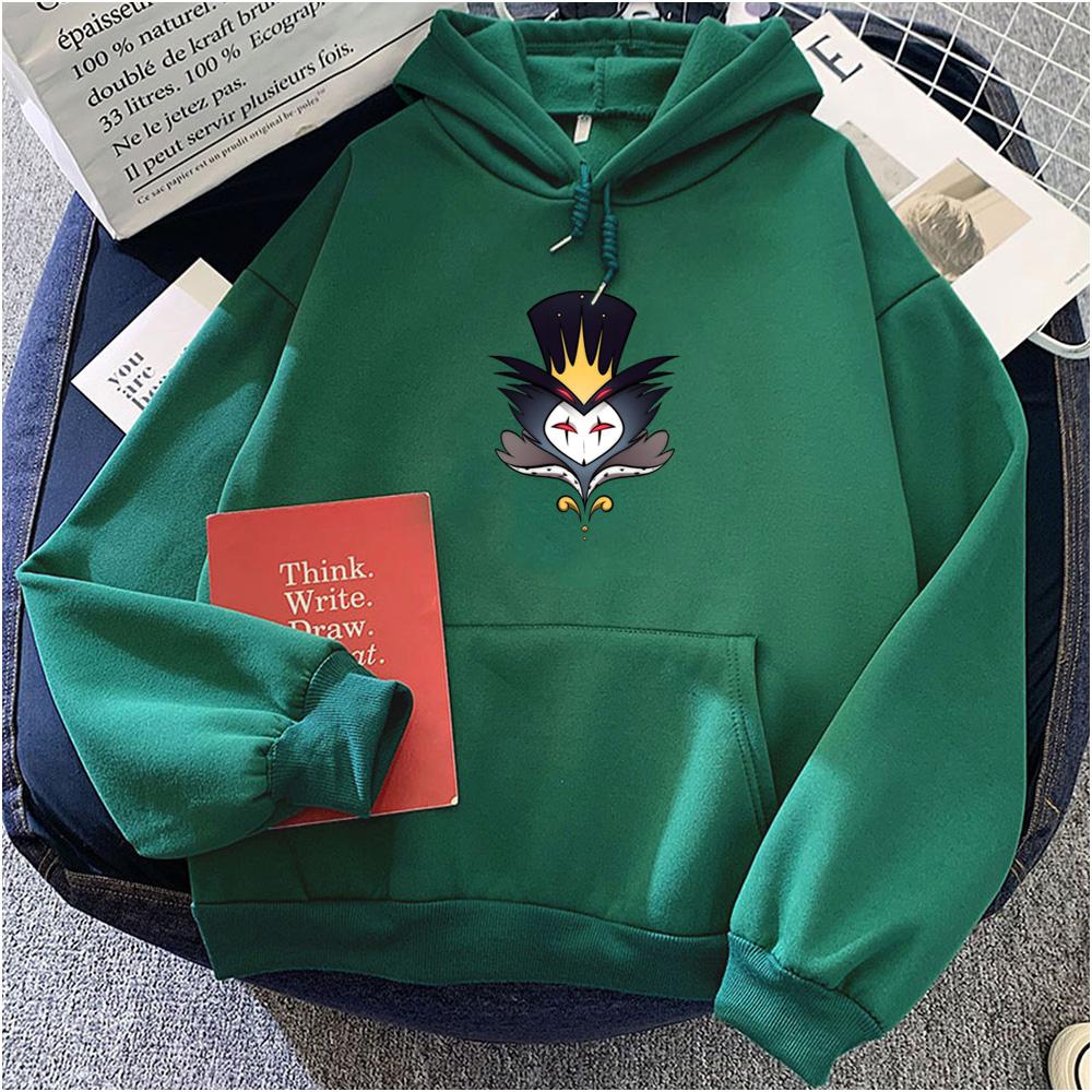Helluva Boss Hoodies Stolas Sweatshirts Anime Men Woman Hoodie Adult Comics Printing Fleece Pullovers Winter Clothing