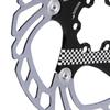 Disc Flotant Șase 160mm Disc de Frână Bicicletă de Munte Accesoriu Ciclism(Negru argintiu )
