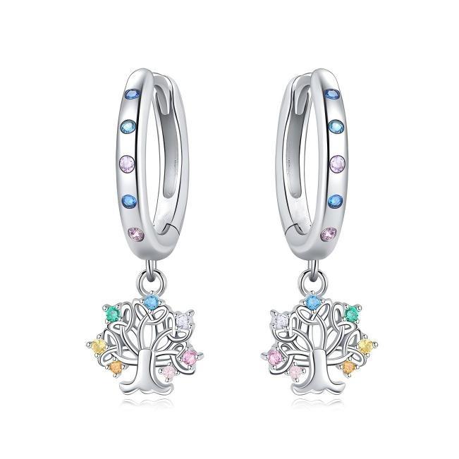 Luxury Blue Dolphin Feather Starfish Hoop Earrings Elegant Wind Ear Jewelry For Women Fashion Accessories