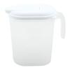 Kessel Plastikkrug PP 1 Stück Milchgetränke Plastik Sommer Wasser Wasserkrug 125g 18*19*13cm Behälter Krug mit Deckel Exquisit