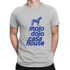 Vintage Mojo T-Shirt for Men O Neck 100% Cotton T Shirt M-Mojo Dojo Casa Houses Short Sleeve Tee Shirt Summer Clothing
