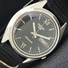 USED VINTAGE SEIKO 5 AUTOMATIC 7009A JAPAN MENS BLACK DIAL WATCH A434592-2 R121-a434592