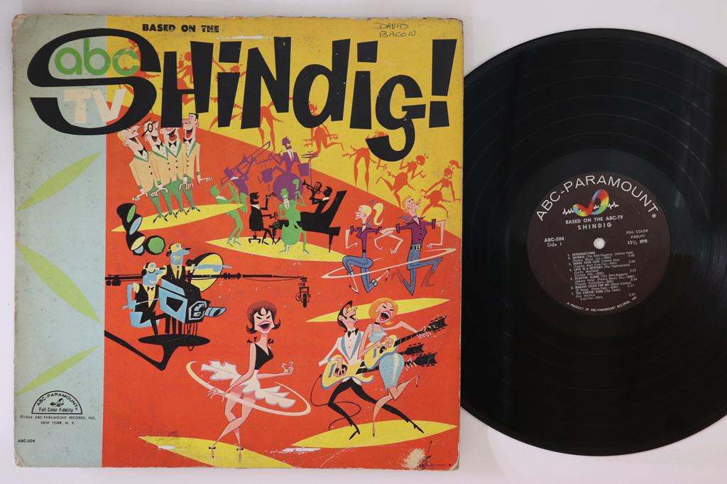 LP Record VARIOUS Based On The Abc Tv Shindig ABC504 ABCPARAMOUNT 1964 US SoulFunk Used