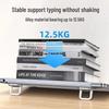 Invisible Foldable Zinc Alloy Laptop Riser Stand