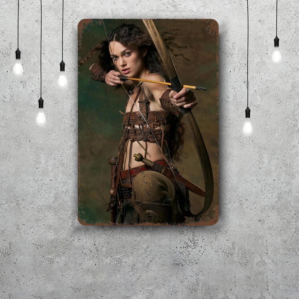 keira knightley Decor Vintage Metal Signs Tin Signs Captain Poster Decor for Bar Pub Club Man Cave Wall Decoration