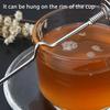 Stainless Steel Honey Dipper Honey Stirrer Multi-Purpose Mixing Spoon for Tea Cocktails Honey Stirring Rod for Syrup Jam Drinks