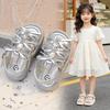 Girls' Sandals Children'S Sweet Bow Open-Toe Beach Sandals Summer New Fashion Hollow-Out Sandals Princess Shoes Breathable