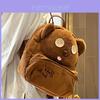 Mochila de Pelúcia de Desenho Animado do Ursinho Tim Para Meninas e Meninos com Armazenamento Espaçoso Para Escola e Passeios de um Dia