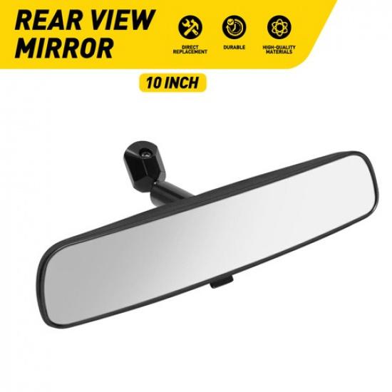 Universal Inner Interior ide 10 Inch Rearview Rear View Mirror w/Adhesive Kit