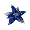Christmas simulation Christmas flower simulation flower gold powder Christmas flower head Christmas tree decoration accessories flower handmade DIY