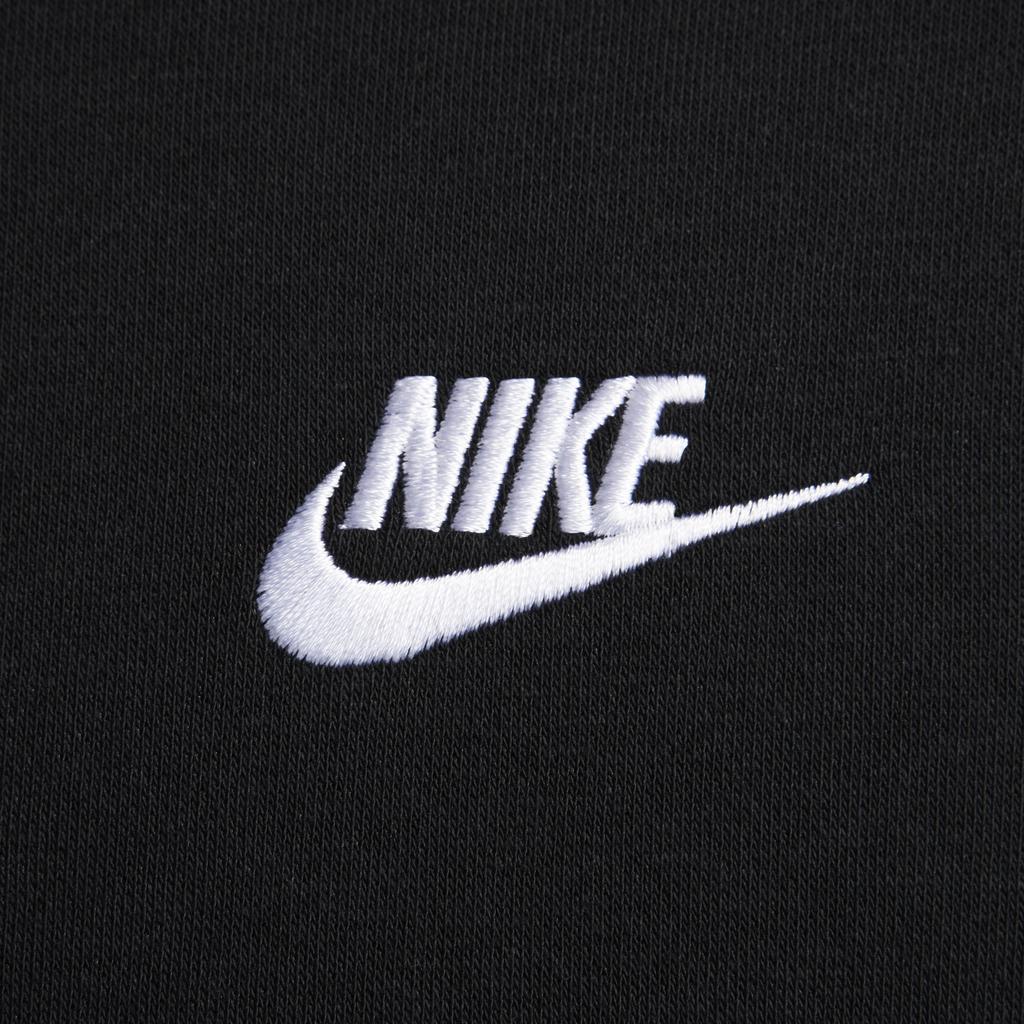 Nike Pullover Hoodie Knit Drawstring Pants Casual Sports Set Men Sets Black BV2655-010+BV2763-010