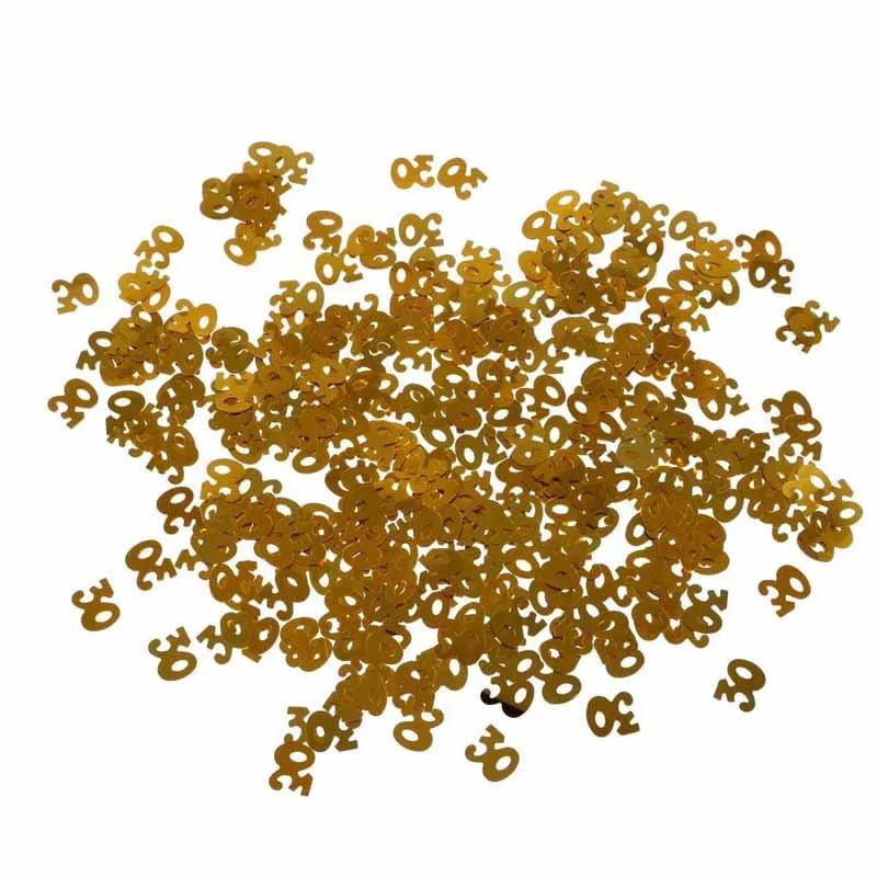 Zahl Konfetti-Ballon 30 40 50 60 30. 40. 50. 60. Geburtstagsparty Jubiläum Tischdekoration Tischstreu Tischmittelpunkt Dekoration