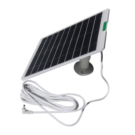 Solar Panels 5.3W Single Crystal Silicon Power Supply IP65 Waterproof Solar Panel for Ring Doorbells Cameras Security Equipment