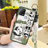 Phone Holder Waterproof Phone Case For Tecno Pova/LD7 Ring Cute Durable Dirt-resistant Back Cover Lanyard Shockproof