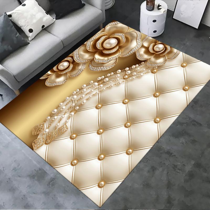 

2025 New Gorgeous palace style Carpet Rug for Living Room Bedroom Home Sofa Decoration,Kids play Non-slip Floor Mat 40x60cm( 15x23in )