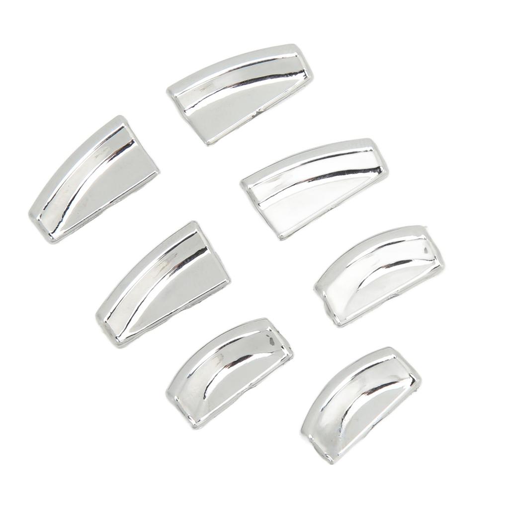 7pcs Window Lift Button Trim Sticker ABS Chrome Silver Replacement for Mercedes Benz A B C E CLA