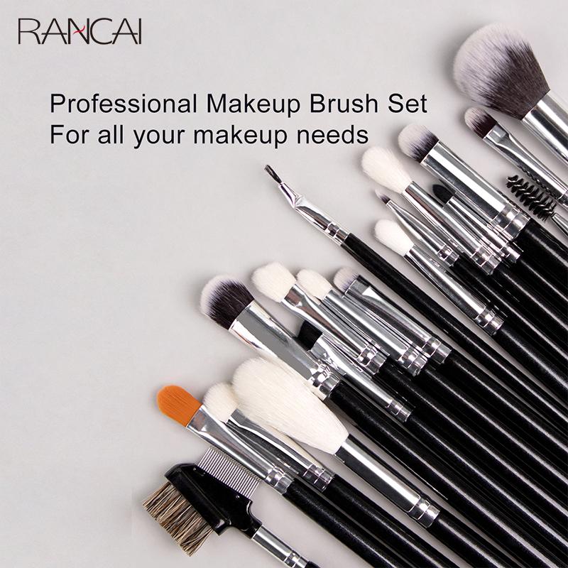 Professional 40Pcs Makeup Brushes Set Soft Synthetic Bristle Powder Blending Contour Eyebrow Eyeshadow Fan Foundation Brush