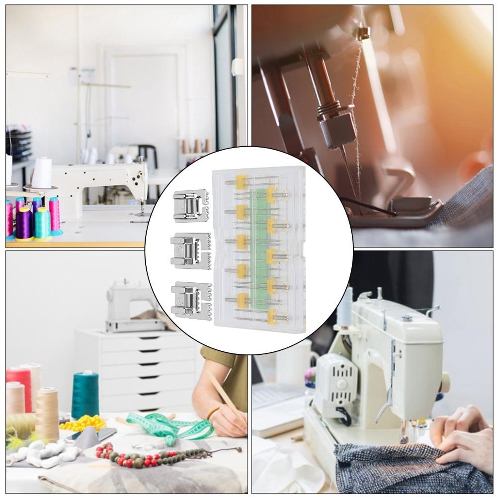 Plastic Double Needles Universal Presser Foot Twin Needles Household Sewing Machine