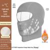 Color-Changing Thermal Winter Cycling Balaclava: Velvet-Lined, Windproof, Heat-Sensitive Ski Face Mask.