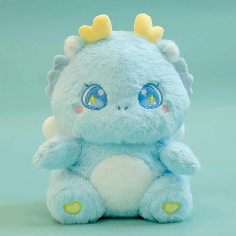

30cm Lovely Soft Stuffed Animals Cuddly Fat Dinosaur Angel Featuring Flying Wings Dolls Plush Dragon Playthings Christmas Gift Idea 30cm