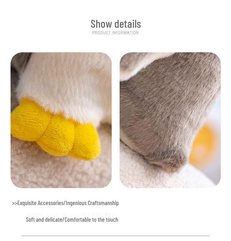 Yellow Penguin Plush Toy & Pillow for Children - Cognitive Ornament & Gift