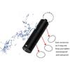 Mini Portable Aluminum Waterproof Pill Box Shell Sealed 3-hour Grid One Day Organizer Tablet Travel Medical Vitamin Fish Oil.