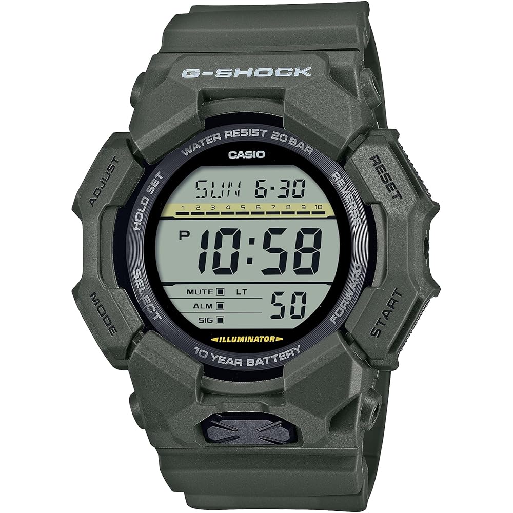 Casio G-Shock GD-010-3JF Men s Watch Long Life Battery Biomass Plastic Green