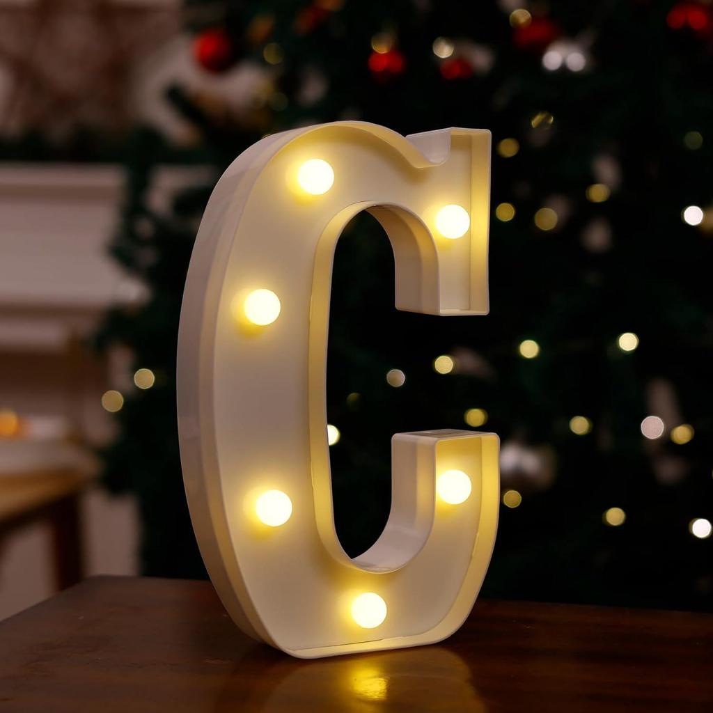 LED Letter & Number Lights: Multicolor Decorations for Birthdays, Proposals, Weddings, and Parties