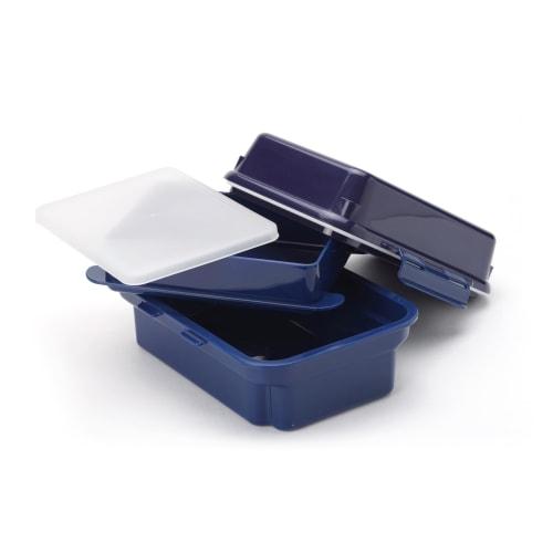 Miyoshi Seisakusho GEL-COOL Lunch Box with Integrated Ice Pack, Berry BL Deli, 2-Tier, 0101-0190