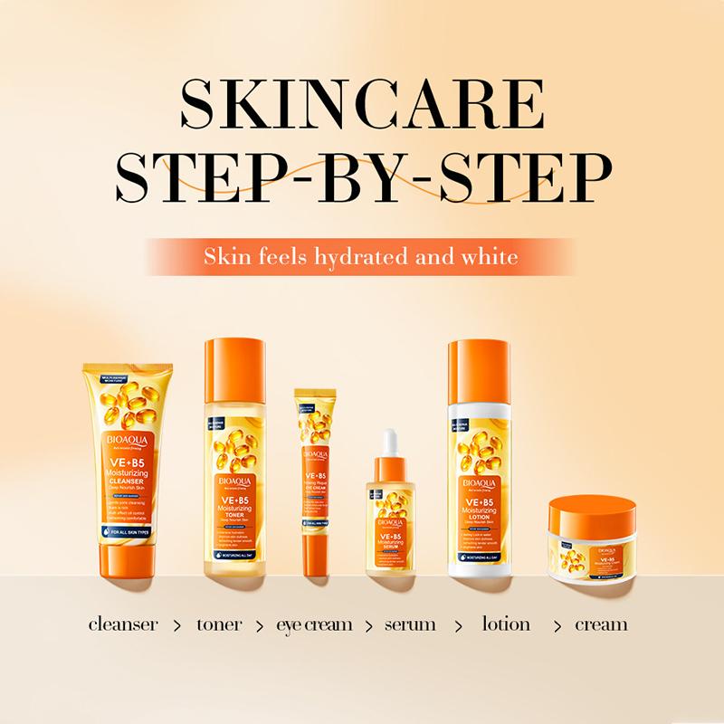 Vitamin EB5 Anti-Falten Anti-Aging 6-teiliges Feuchtigkeitsspendendes Hautpflege-Set Luxuriöses Set Repariert die Hautbarriere Aufhellt die Hautpflege