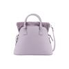 Maison Margiela 5AC Logo Number Patch Metal Zipper Closure Leather Handbag Women handbags Purple S56WG0082P4455T5166
